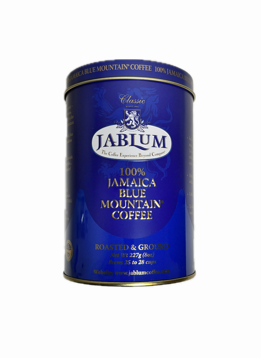 100% Jamaica Blue Mountain Coffee (Roasted & Ground)