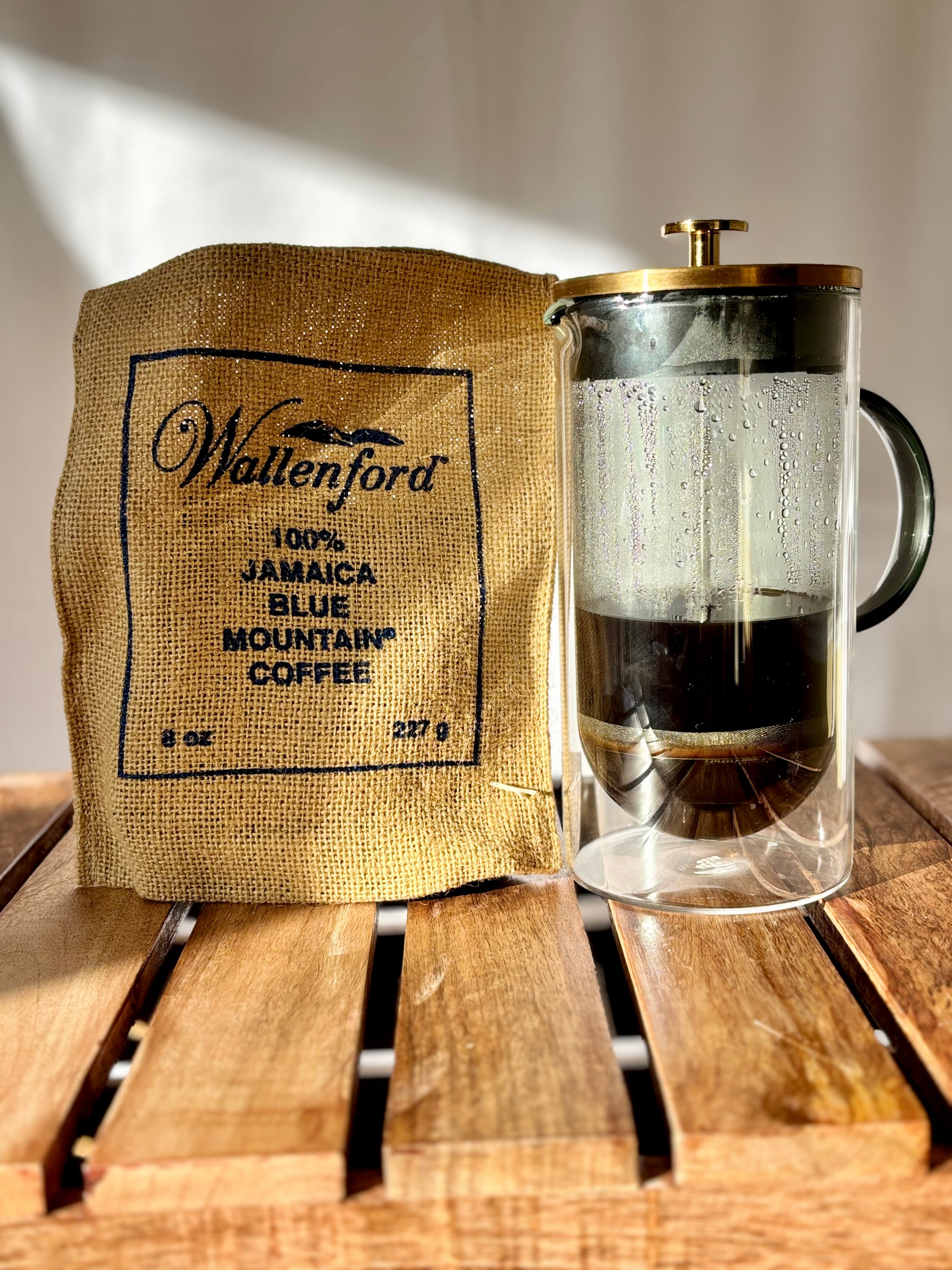 100% Jamaica Blue Mountain Coffee (Roasted & Ground) Jute Bag